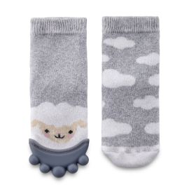 Babyjem Sock Teether, 3-12 Months, Grey