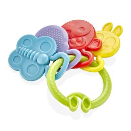 Babyjem Rattle Teether, 3+ Months, Green