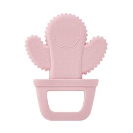 Babyjem Cactus Teether, 3+ Months, Pink