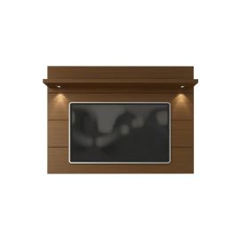 Comfort Cabrini Floating Wall TV Panel in Brown Color