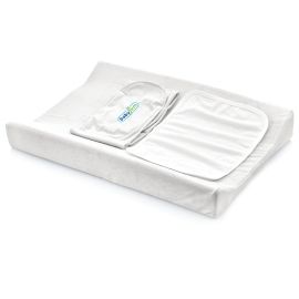 BabyJem Ecru Changing Station Pad, 0+ Months, White