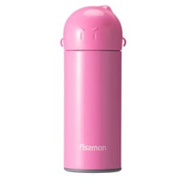 Double Wall Vacuum Thermos Bottle Boxing Pink 300ml