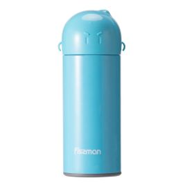 Stainless Steel Light Blue Double Wall Vacuum Bottle 300ml