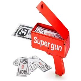 Money Gun Paper Playing Spray Money Toy Gun