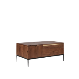 Coffee Table and Mosby Storage - wood stained in dark brown, Tea Table, Corner Table