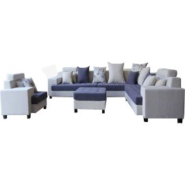 GLF 168/corner sofa set /8 seater/with table/pillows included/Couch/loveseat/settee