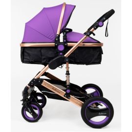 Belecoo 6 Purple - Classic 3 in 1 Pram