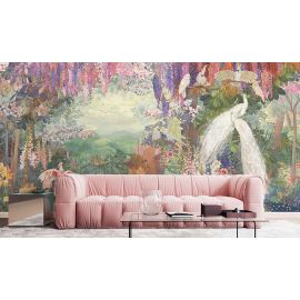 Affresco Dream Garden Wallpaper AB307 - width 135cm