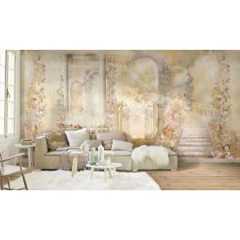 Affresco Rose Art Wallpaper AB311 - width 135cm