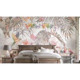 Affresco Tropical Theme Wallpaper AB312 - 135cm