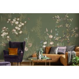 Affresco Floral Design Wallpaper AF2185 - Width 135cm