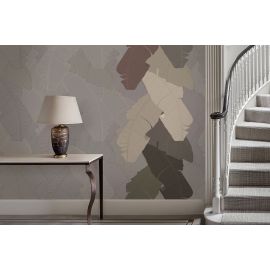 Affresco Aesthetic Leaves Wallpaper AF2190 - Width 135cm