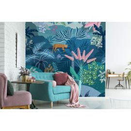 Affresco Tropical Jungle Wallpaper AF2199 - width 135cm