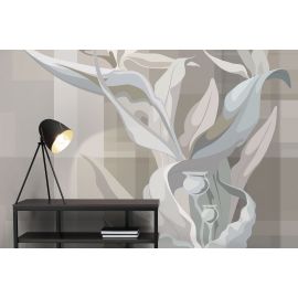 Affresco Aesthetic Leaves Wallpaper AF2200