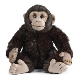 Abel Living Nature Chimpanzee Soft Toy 30cm - Super-Soft, Durable, Encourages Imaginative Play for 3+ Years / Living Nature Chimp