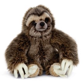 Living Nature Sloth, Realistic Soft Cuddly Sloth Toy, Naturli Eco-Friendly Plush, 22cm