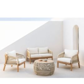 ANLA RIA OUTDOOR SOFA SET - 3+2+1 Seater and Coffee Table