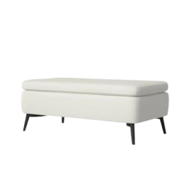 Ansley Rectangle Cocktail Ottoman, Modern Bench, Entry way Bench | Ottoman Bench for Living Room & Bedroom