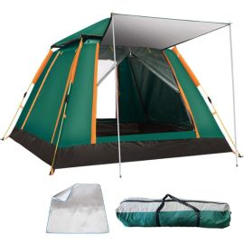 AUTOMATIC CAMPING TENT 6 PERSONS 240X240X150CM EASY SETUP PORTABLE ROOMY INSTANT POP UP TENT FOR USAGE INDOOR & OUTDOOR BEACH HIKING