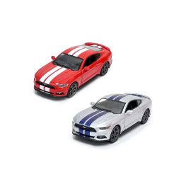 Pack of 2 Ford Mustang GT 1/38 Scale Die Cast Metal Doors Openable Pull Back Action Toy Car