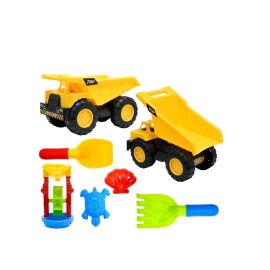 Toyland 6 Pcs Large Kids Sand and Beach Toys Truck Playset Beach Games for kids