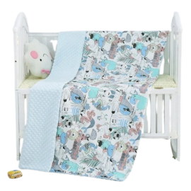 baby life Fleece swaddle blanket 80x100cm