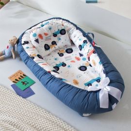 Baby Nest 100% Organic Breathable Baby Portable Crib