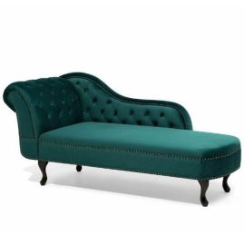 California Chaise Lounge, Sleeper lounge, Day Bed, Chair, couch, bench, settee- Green Color