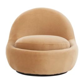 Bae Armchair, lounge chair, elbow chair, high density foam with Velvet upholstery, 