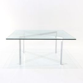 Gironna Coffee Table, Square Glass Tabletop, tea table, center table, side table.