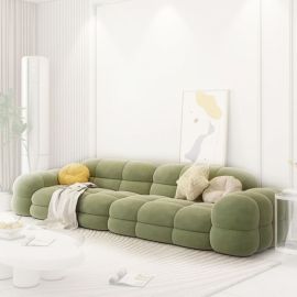 Daijuan Sofa, Loveseat sleek Sofa, Tufted sofa, settee Cozy Minimalist Modern Style for Living and Family Room furniture