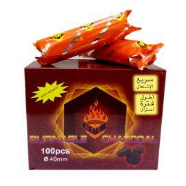 BAKHOOR CHARCOAL QUICK IGNITE 100 PCS-JSM