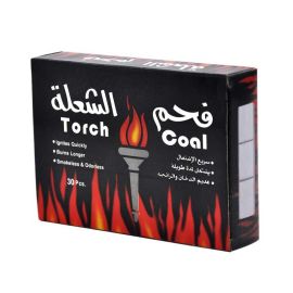 BAKHOOR TORCH COAL 30 PCS 1X48