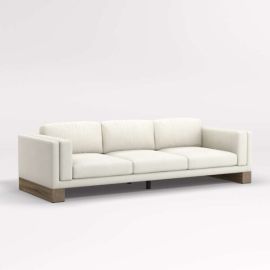 Sonoran Block Leg Sofa, Loveseat Sofa, Couch with Armrest, bench, settee Cozy Minimalist Modern Style for Living room