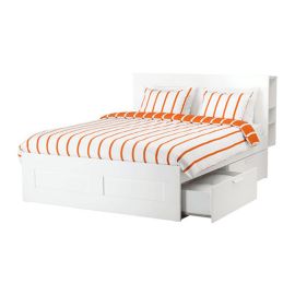 Lester bed with headboard & 4 drawer storage