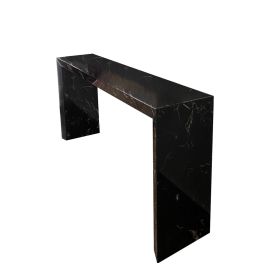 Black Marquina Marble Console 45”