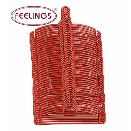 Feelings Hangers Plain 48 Pcs Plastic Set of 01