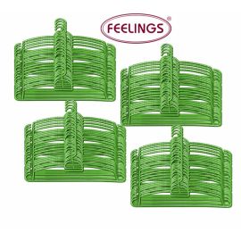 Feelings Hangers Plain 96 Pcs Plastic Set of 01