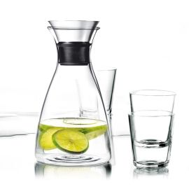 Carafe 1.0l w. 4 glasses