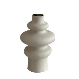 White Ceramic Floor Vase