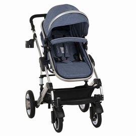 Cynebaby 7 Blue - Luxury 3 in 1 Pram