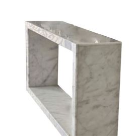 Closed marble console, Majella White 006