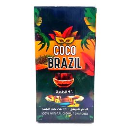 COCO BRAZIL HOOKA/SHEESHA CHARCOAL 96 PCS