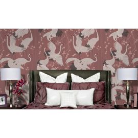 Affresco Design Art Wallpaper - Crane song  - Width 135cm