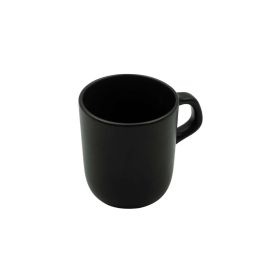 Cup 40cl Nordic Kitchen 1Pc, Black Mug Stoneware, Coffee Cup, Handle Cup.