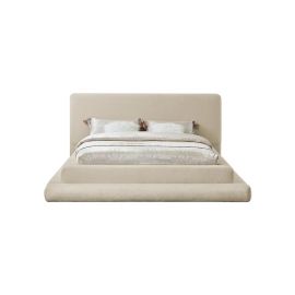 Devine Premium Bed 200x200cm Super King Bed in Beige Color