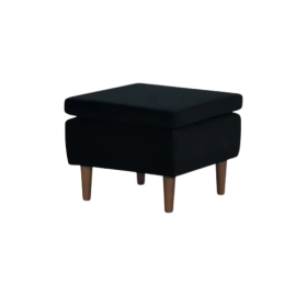 Love Velvet Cocktail Ottoman, Footrest, Foot Stall, Square Floor Pillow for Living Room, Bedroom