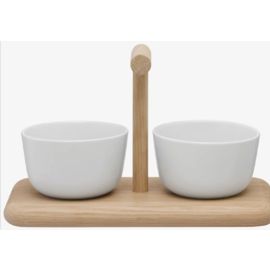 Dine Duo Set & Oak Base L26cm W13cm 