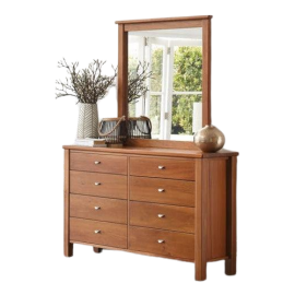 Dresser with Mirror (CD06), Dress Storage and Organizer, Bedroom Dresser, Chest of Drawers for Living Room, Closet, Hallway