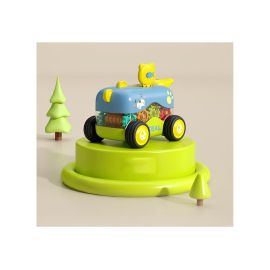 Multifunction Gear Inertia Engineering Vehicle Toys Pull Back Vehicle Train Toy Inertia Toy Car With Whistle For Kids